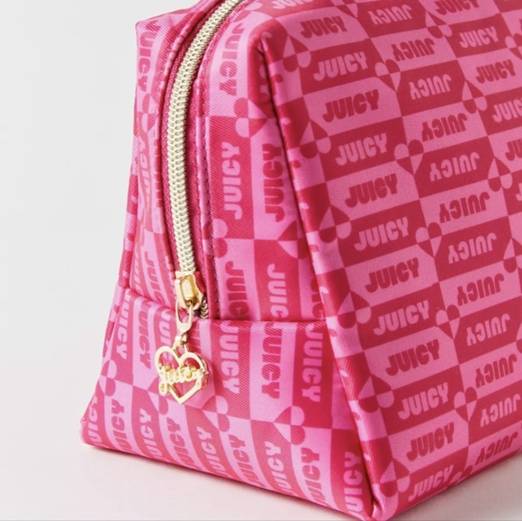 🆕 Juicy Couture Logo Travel Cosmetic Bag 💗 - Picture 3 of 7